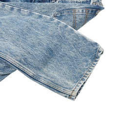 ヴェルサーチェ デニムパンツ サイズ:33 ブルー コットン レディース VERSACE 【中古】