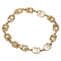 ジバンシー Gロゴ ブレスレット ゴールド メッキ レディース Givenchy 【中古】