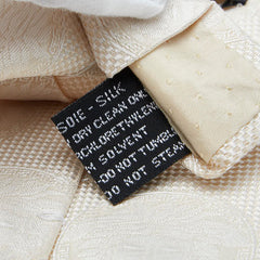 ヴェルサーチェ メデューサロゴ ネクタイ ベージュ シルク メンズ VERSACE 【中古】