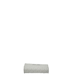 マイケルコース MKモノグラム 二つ折り財布 グレー PVC レザー レディース Michael Kors 【中古】