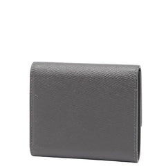 セリーヌ 三つ折り財布 グレー レザー レディース CELINE 【中古】