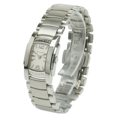 ブルガリ アショーマ 腕時計 AA26S クオーツ ホワイト文字盤 ステンレススチール レディース BVLGARI 【中古】