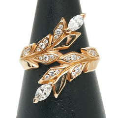 ティファニー ヴィクトリア ヴァインバイパス リング 指輪 K18PG ピンクゴールド レディース TIFFANY&Co. 【中古】