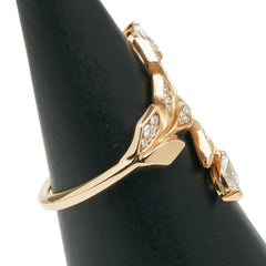 ティファニー ヴィクトリア ヴァインバイパス リング 指輪 K18PG ピンクゴールド レディース TIFFANY&Co. 【中古】