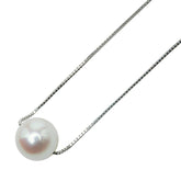 Pt850 プラチナ アコヤパール7.6mm パール ネックレス レディース 【中古】