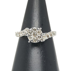 750 ダイヤ リング 指輪 レディース 13.5号 【中古】