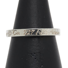 ティファニー ノーツナロー ニューヨーク リング 指輪 SV925 シルバー レディース TIFFANY&Co. 【中古】