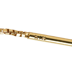 K18YG イエローゴールド アメジスト ピアス レディース 【中古】