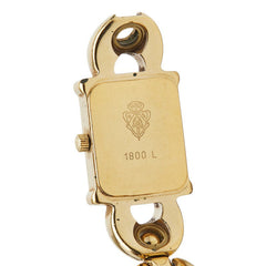 グッチ 腕時計 1800L クオーツ ホワイト文字盤 ステンレススチール レディース GUCCI 【中古】
