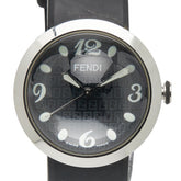 フェンディ ブースラ 腕時計 8010G クオーツ ブラック文字盤 ステンレススチール ラバー レディース FENDI 【中古】