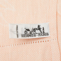 エルメス ホース テーブルウェア ランチョンマット ピンク 麻・リネン レディース HERMES 【中古】