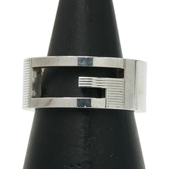 グッチ ブランデッドG リング 指輪 #10 SV925 シルバー レディース GUCCI 【中古】