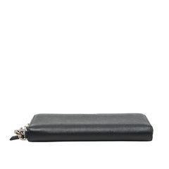 プラダ チェーン 長財布 2ML317 ブラック サフィアーノレザー レディース PRADA 【中古】