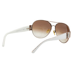 ジバンシー ロゴ サングラス SGV413 ブラウン ホワイト プラスチック レディース Givenchy 【中古】