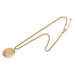 ディオール CDロゴ ネックレス ゴールド メッキ レディース Dior 【中古】