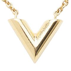ルイ ヴィトン エッセンシャルV ネックレス M61083 ゴールド メッキ レディース LOUIS VUITTON 【中古】