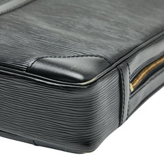 ルイ ヴィトン エピ ポルトドキュマン ヴォワヤージュ ビジネスバッグブリーフケース M59162 ノワール ブラック レザー レディース LOUIS VUITTON 【中古】