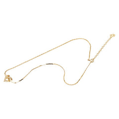 ディオール ハートモチーフ ラインストーン ネックレス ゴールド メッキ レディース Dior 【中古】