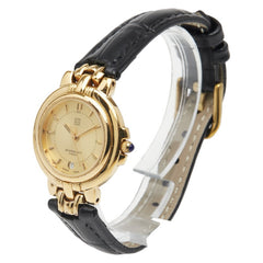 ジバンシー ベルト(社外品) 腕時計 クオーツ ゴールド文字盤 ステンレススチール レザー レディース Givenchy 【中古】