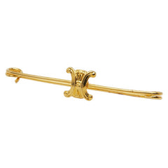 セリーヌ トリオンフ ブローチ ゴールド メッキ レディース CELINE 【中古】