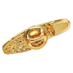 セリーヌ 靴 パンプス モチーフ ブローチ ゴールド メッキ レディース CELINE 【中古】