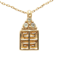 ジバンシー ネックレス ゴールド メッキ ラインストーン レディース Givenchy 【中古】