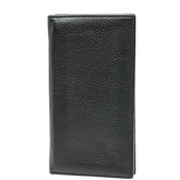 アルマーニ ロゴ 長財布 ブラック レザー レディース ARMANI 【中古】