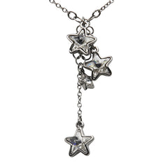 スワロフスキー 星 スター ラインストーン ネックレス シルバー メタル レディース SWAROVSKI 【中古】