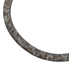 スワロフスキー スターダスト チョーカー シルバー ブラック メタル レディース SWAROVSKI 中古