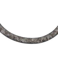 スワロフスキー スターダスト チョーカー シルバー ブラック メタル レディース SWAROVSKI 中古