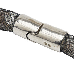 スワロフスキー スターダスト チョーカー シルバー ブラック メタル レディース SWAROVSKI 【中古】