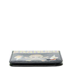 ヴィヴィアンウエストウッド オーブ スカル カードケース ブラック マルチカラー レザー レディース Vivienne Westwood 【中古】