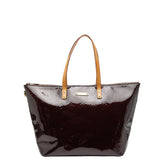 ルイ ヴィトン モノグラム ヴェルニ ベルヴューGM ショルダーバッグ トートバッグ M93589 アマラント パープル パテントレザー レザー レディース LOUIS VUITTON 【中古】