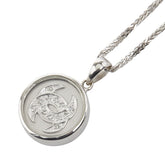 K18WG ホワイトゴールド(刻印750) ダイヤ ペンダントネックレス レディース 【中古】