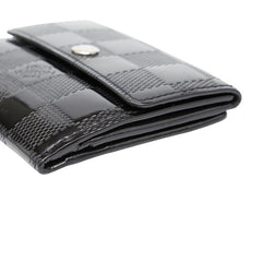 ルイ ヴィトン ダミエ ヴェルニ ラドロー コインケース カードケース M92136 ブラック パテントレザー レディース LOUIS VUITTON 【中古】