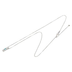 Pt950 プラチナ Pt850 プラチナ ダイヤ0.337ct ダイヤ0.10ct ネックレス レディース 【中古】