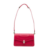 ブルガリ セルペンティ フォーエバー ショルダーバッグ ピンク レザー レディース BVLGARI 【中古】