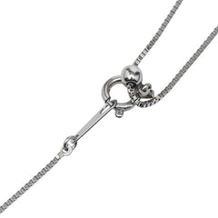 Pt900 プラチナ Pt850 プラチナ ダイヤ0.258ct ペンダントネックレス レディース 【中古】