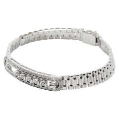 K18WG ホワイトゴールド ダイヤ0.67ct ブレスレット レディース 【中古】