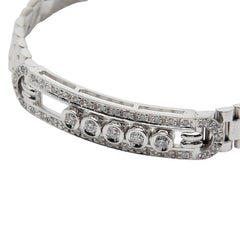 K18WG ホワイトゴールド ダイヤ0.67ct ブレスレット レディース 【中古】