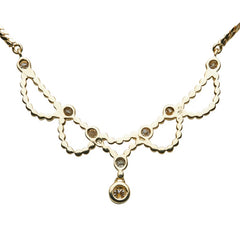 K18YG イエローゴールド ダイヤ0.30ct ペンダントネックレス レディース 【中古】