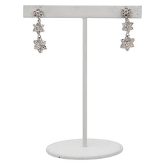 Pt900 プラチナ ダイヤ0.5ct イヤリング レディース 【中古】