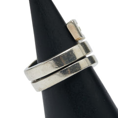 グッチ スネーク スパイラル リング リング 指輪 #10 SV925 シルバー レディース GUCCI 【中古】