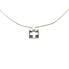 ティファニー ピアストクロス チョーカー ネックレス SV925 シルバー レディース TIFFANY&Co. 【中古】