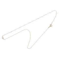 エテ K18YG イエローゴールド オパール ダイヤ0.03ct プチ ペンダントネックレス レディース ete 【中古】