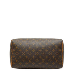 ルイ ヴィトン モノグラム スピーディ30 ハンドバッグ M41526 ブラウン PVC レザー レディース LOUIS VUITTON 【中古】