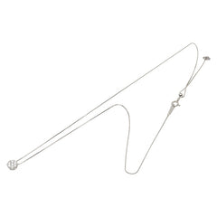 Pt900 プラチナ Pt850 プラチナ ダイヤ0.30ct ネックレス レディース 【中古】