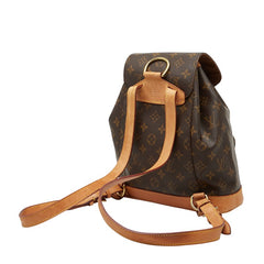 ルイ ヴィトン モノグラム モンスリMM リュック バックパック M51136 ブラウン PVC レザー レディース LOUIS VUITTON 【中古】