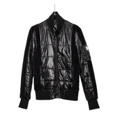 ドルチェアンドガッバーナ コーデュロイ 中綿 ブルゾン サイズ44 ブラック ナイロン コットン メンズ DOLCE&GABBANA 【中古】