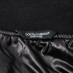 ドルチェアンドガッバーナ コーデュロイ 中綿 ブルゾン サイズ44 ブラック ナイロン コットン メンズ DOLCE&GABBANA 【中古】